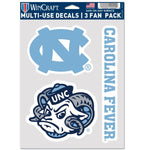 Wholesale-North Carolina Tar Heels Multi Use 3 Fan Pack