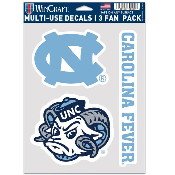 Wholesale-North Carolina Tar Heels Multi Use 3 Fan Pack