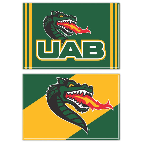 Alabama at Birmingham Blazers Rectangle Magnet, 2pack 2" x 3"