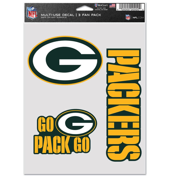 Green Bay Packers Multi Use 3 Fan Pack