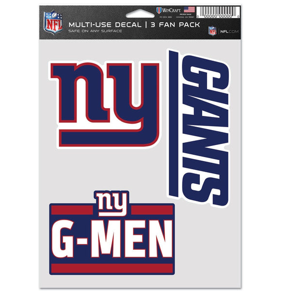 New York Giants Multi Use 3 Fan Pack