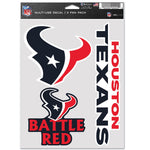 Houston Texans Multi Use 3 FAN PACK