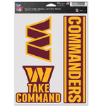 Washington Commanders 3 fan pack Multi Use 3 fan pack