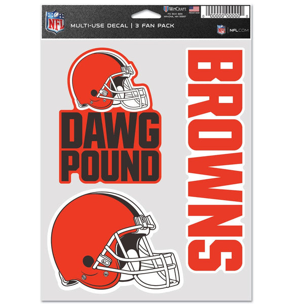 Cleveland Browns Multi Use 3 FAN PACK