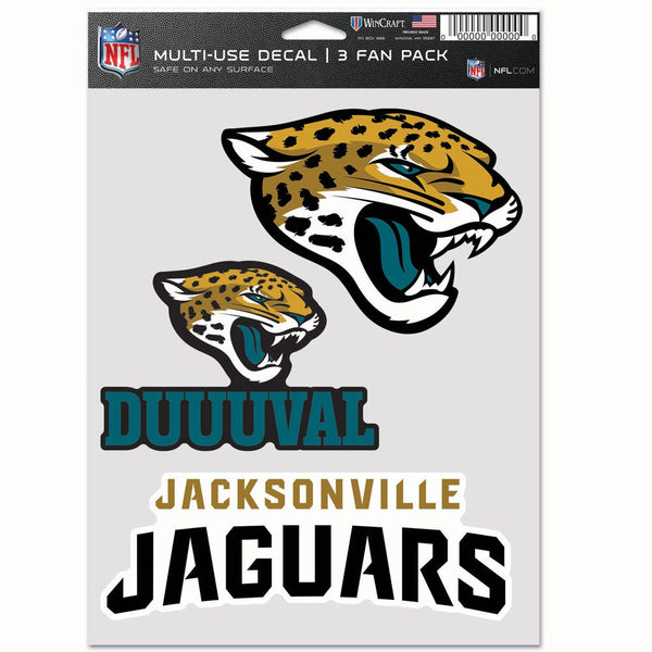 Jacksonville Jaguars Multi Use 3 Fan Pack