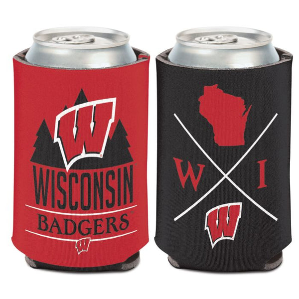 Wholesale-Wisconsin Badgers Can Cooler 12 oz.