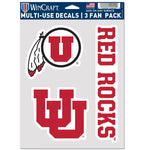 Wholesale-Utah Utes Multi Use 3 Fan Pack