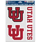 Utah Utes Multi Use 3 FAN PACK