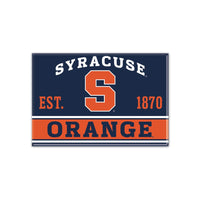 Syracuse Orange Metal Magnet 2.5" x 3.5"