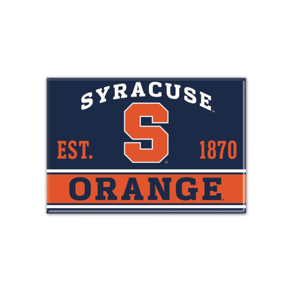 Wholesale-Syracuse Orange Metal Magnet 2.5" x 3.5"