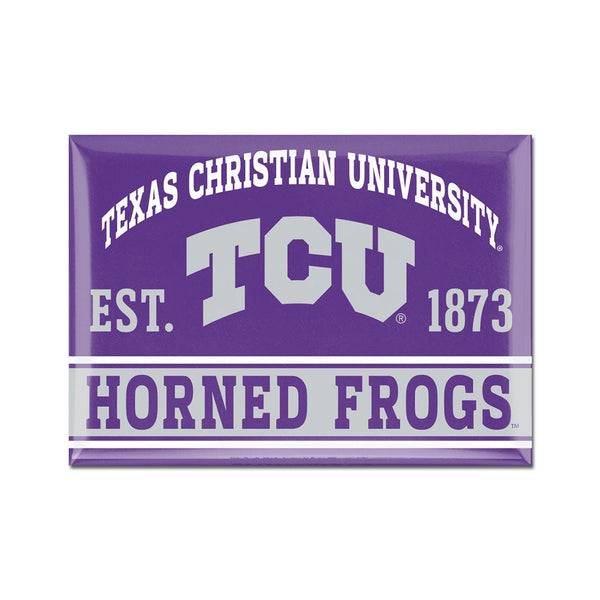 TCU Horned Frogs Metal Magnet 2.5" x 3.5"