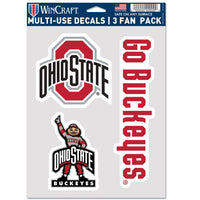 Wholesale-Ohio State Buckeyes Multi Use 3 Fan Pack