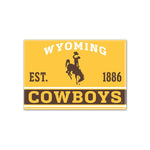 Wholesale-Wyoming Cowboys Metal Magnet 2.5" x 3.5"