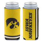 Iowa Hawkeyes 12 oz Slim Can Cooler