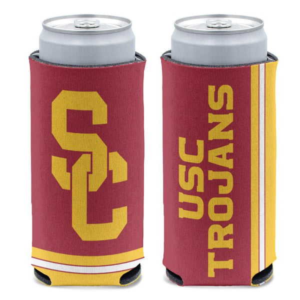 Wholesale-USC Trojans 12 oz Slim Can Cooler