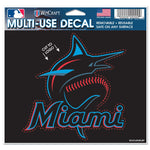 Miami Marlins Multi-Use Decal - cut to logo 5" x 6"