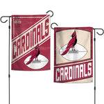 Arizona Cardinals / Classic Logo Retro Garden Flags 2 sided 12.5" x 18"
