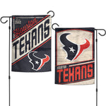 Houston Texans RETRO Garden Flags 2 sided 12.5" x 18"