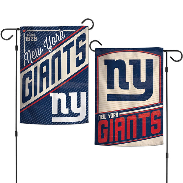 New York Giants / Classic Logo RETRO Garden Flags 2 sided 12.5" x 18"