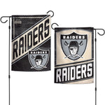 Las Vegas Raiders / Classic Logo RETRO Garden Flags 2 sided 12.5" x 18"