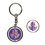 LSU Shreveport Pilots Spinner Key Ring