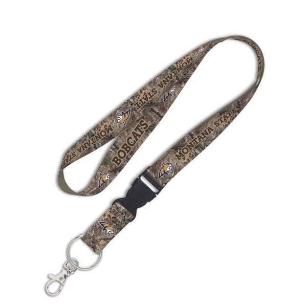 Wholesale-Montana State Bobcats / Camo NCAA Lanyard w/detachable buckle 1"