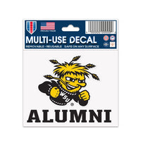 Wholesale-Wichita State Shockers Alumni Multi-Use Decal 3" x 4"