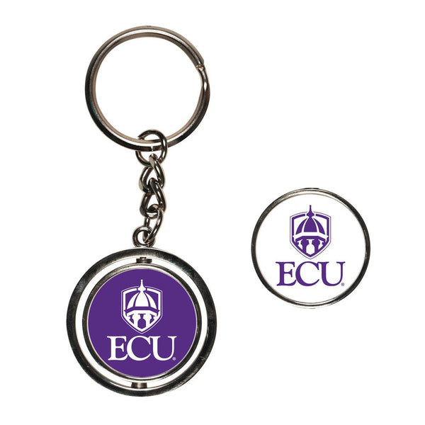 East Carolina Pirates Spinner Key Ring