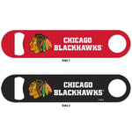 Chicago Blackhawks Metal Bottle Opener 2 Sided