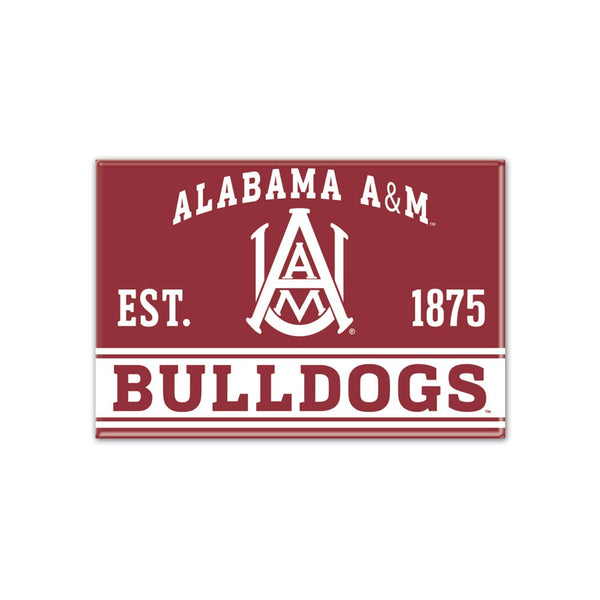 Alabama A&M Bulldogs Metal Magnet 2.5" x 3.5"