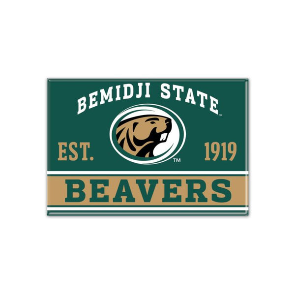 Wholesale-Bemidji State Beavers Metal Magnet 2.5" x 3.5"