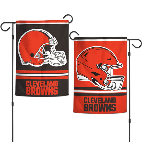 Cleveland Browns Garden Flags 2 sided 12.5" x 18"