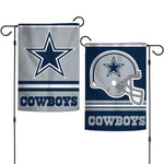Dallas Cowboys Garden Flags 2 sided 12.5" x 18"