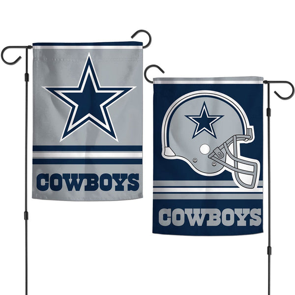 Dallas Cowboys Garden Flags 2 sided 12.5" x 18"
