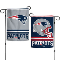 New England Patriots Garden Flags 2 sided 12.5" x 18"