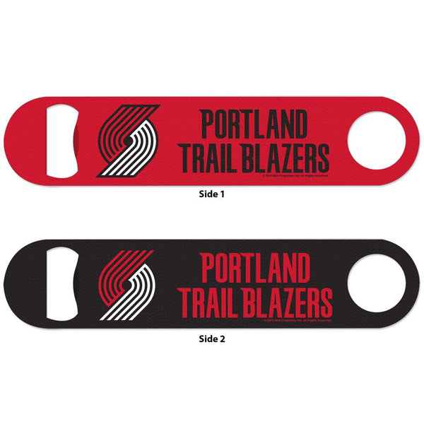 Portland Trail Blazers Metal Bottle Opener 2 Sided