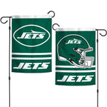 New York Jets HELMET Garden Flags 2 sided 12.5" x 18"