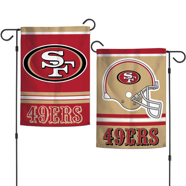 San Francisco 49ers Garden Flags 2 sided 12.5" x 18"