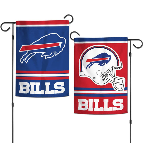 Buffalo Bills Garden Flags 2 sided 12.5" x 18"