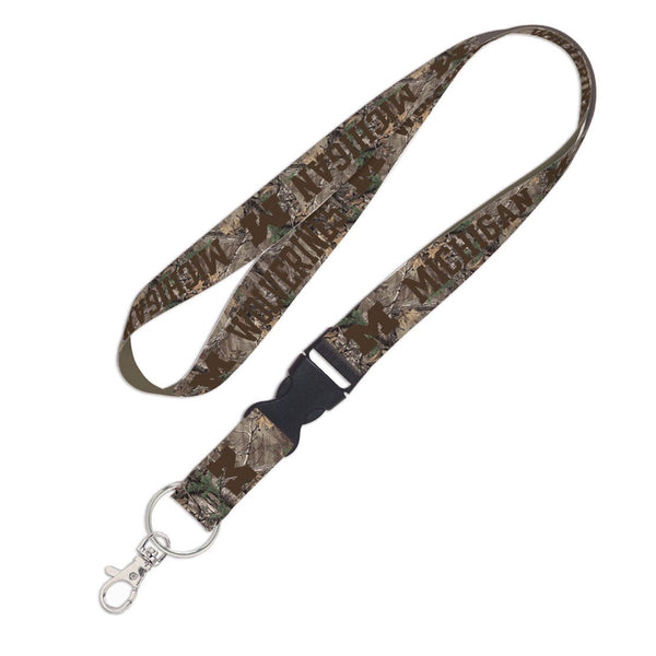 Michigan Wolverines / Camo NCAA Lanyard w/detachable buckle 1"