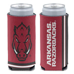 Arkansas Razorbacks 12 oz Slim Can Cooler