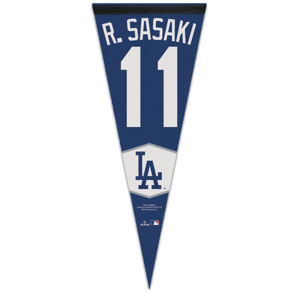 Los Angeles Dodgers PLAYERS CHOICE DIAMOND CLUB(R) Premium Pennant 12" x 30" Roki Sasaki