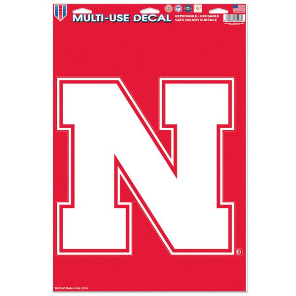 Wholesale-Nebraska Cornhuskers Multi-Use Decal 11" x 17"