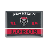 New Mexico Lobos Metal Magnet 2.5" x 3.5"
