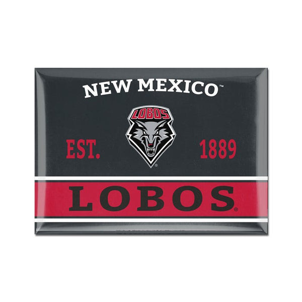 New Mexico Lobos Metal Magnet 2.5" x 3.5"