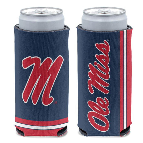 Wholesale-Ole Miss Rebels 12 oz Slim Can Cooler