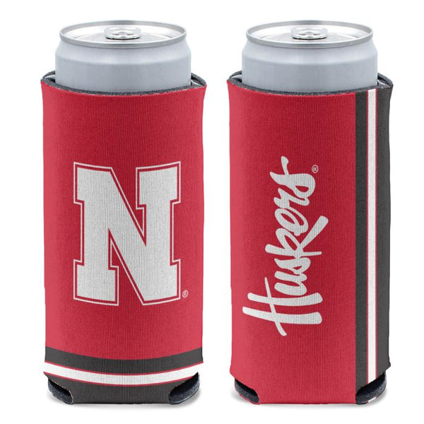 Wholesale-Nebraska Cornhuskers 12 oz Slim Can Cooler