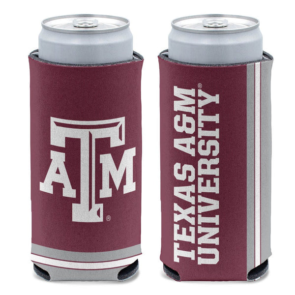 Texas A&M Aggies 12 oz Slim Can Cooler