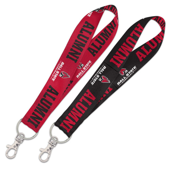 Ball State Cardinals Lanyard Key Strap 1"