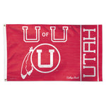 Wholesale-Utah Utes /College Vault Vault Flag - Deluxe 3' X 5'